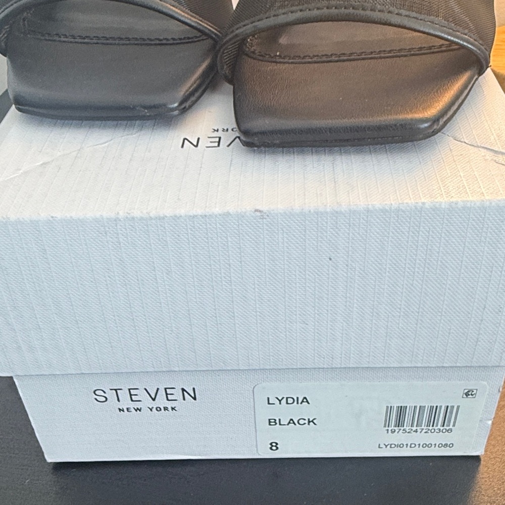 Steven Black Women's Heeled Mules - Picture 2 of 3